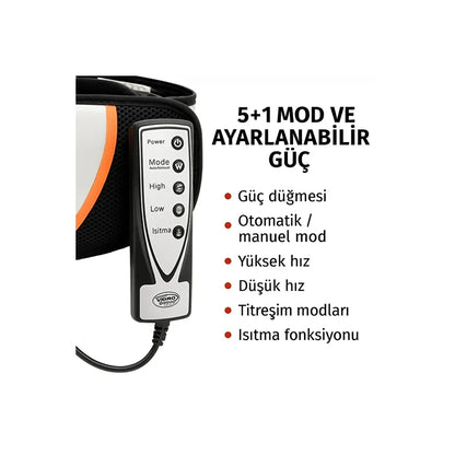 Smmayling çift motorlu titreşimli zayıflama kemeri, kasları uyarıp şekillendirmeye yardımcı olan modern sağlık cihazı