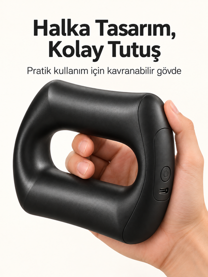 Şarjlı Masaj Kemeri – 5 Masaj Modu, Ayarlanabilir Hız, USB-C Şarjlı