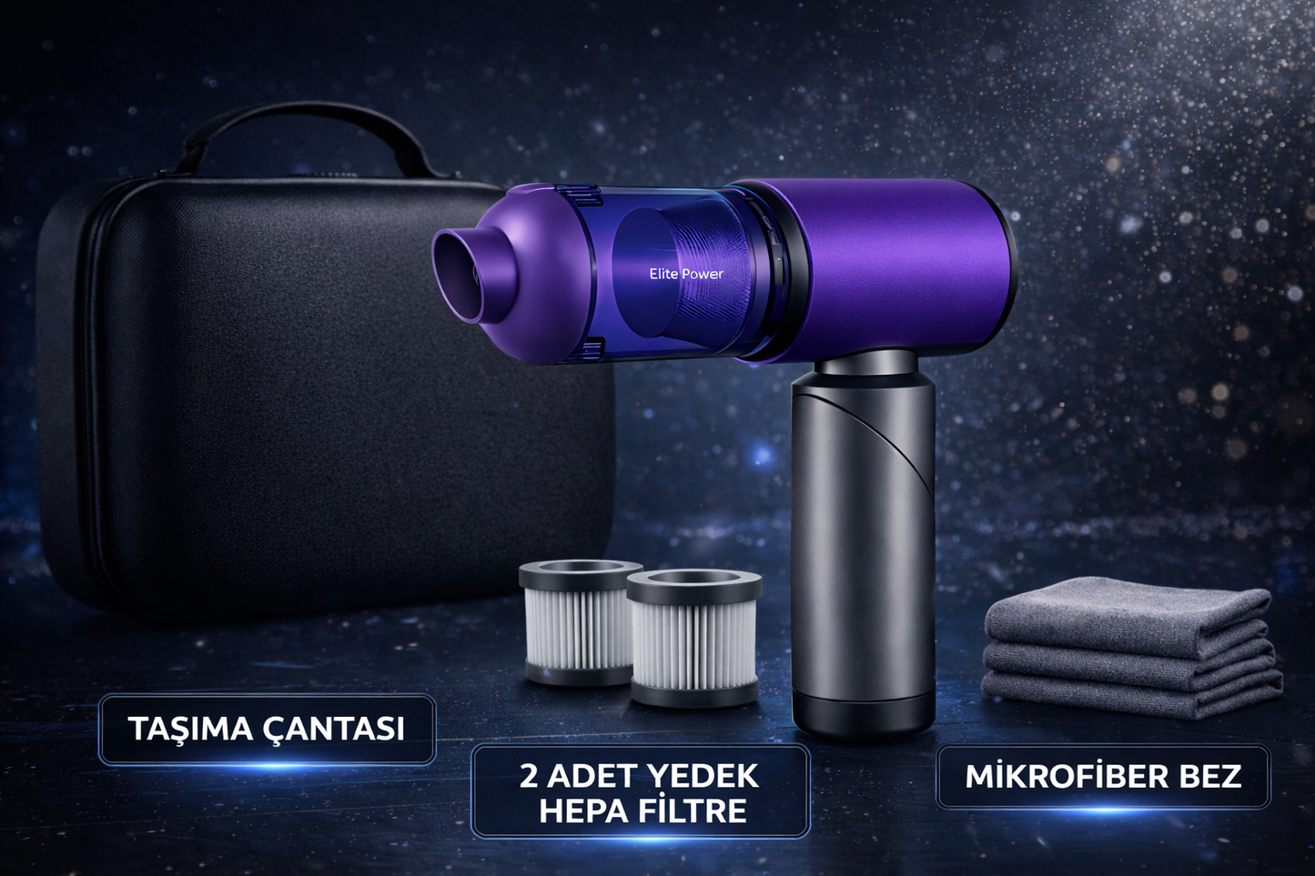 Smayling kablosuz taşınabilir el süpürgesi, 20.000 Pa güçlü vakum ve 120W güç ile el tipi temizlik cihazı